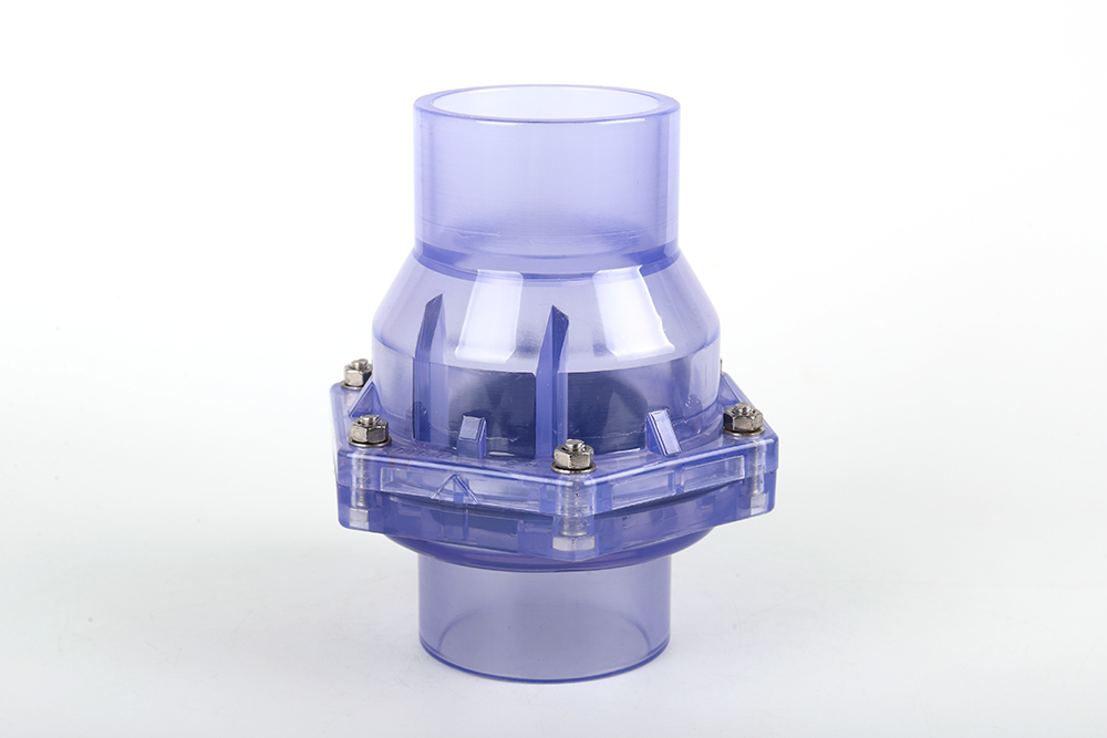 青山透明翻板式止回阀